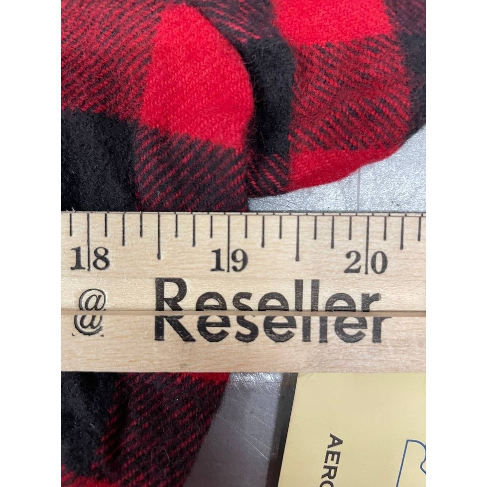 Stevenson Flannel Shirt Womens Large Red Plaid Short Sleeve Button Up Shirt NWT‎ - Picture 4 of 7